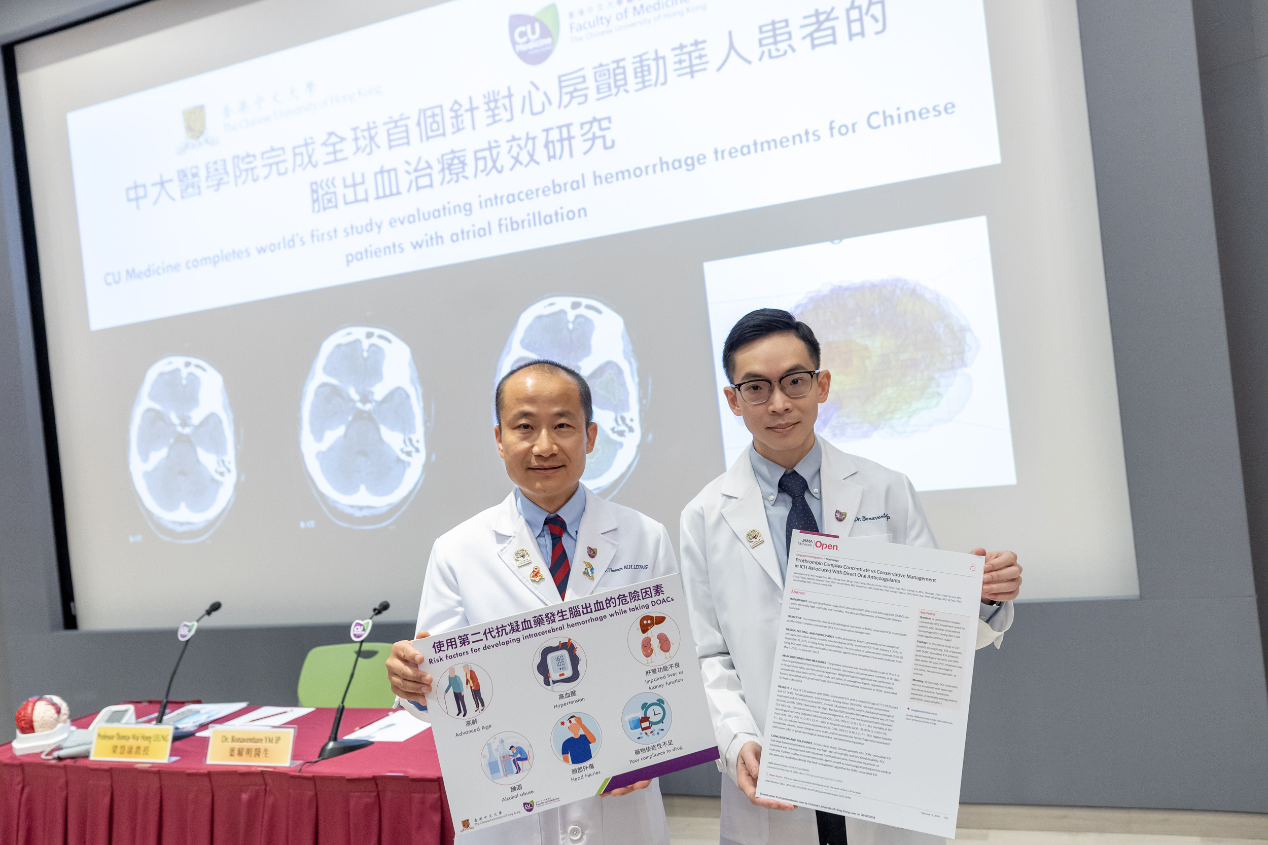 Professor Thomas Leung and Dr Bonaventure Ip 